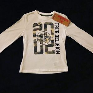 Kids true religion long sleeve tee shirt